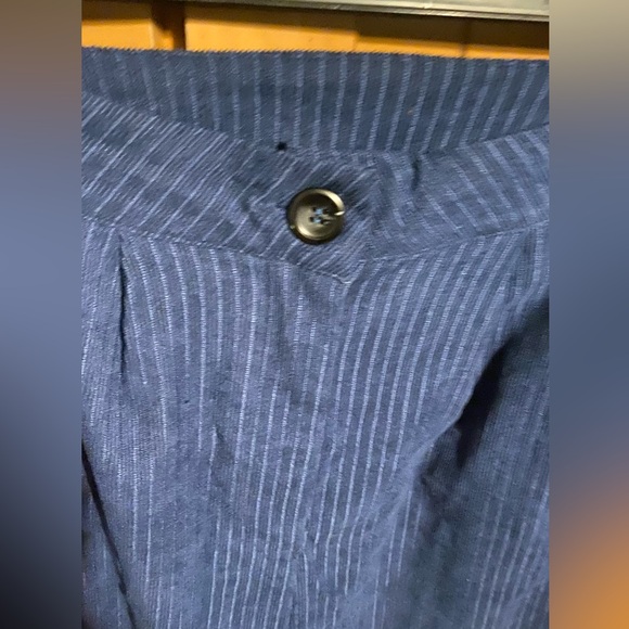 Stylish Corduroy Wide-Leg Pants/Large/blue - Picture 9 of 16